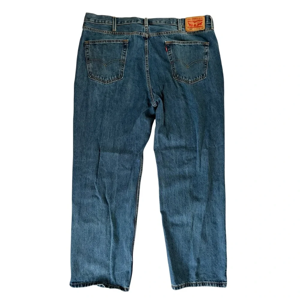 Levi's 550 Relaxed Non-Stretch Jeans Medium Stone Wash Style 00550-4891‎ - 42x30